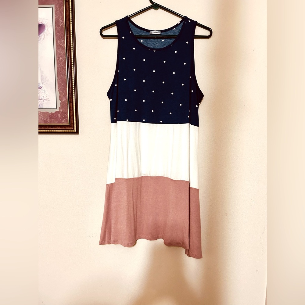 Egs California blue, white, pink dress MAKE ME AN OFFER!!!